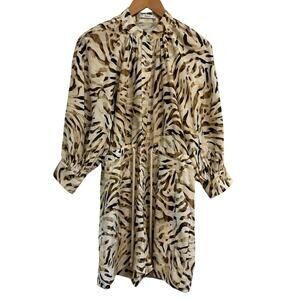 Sheike Sahara Playsuit Romper Women AU Size 8 US 4 Animal Print Old Money Resort